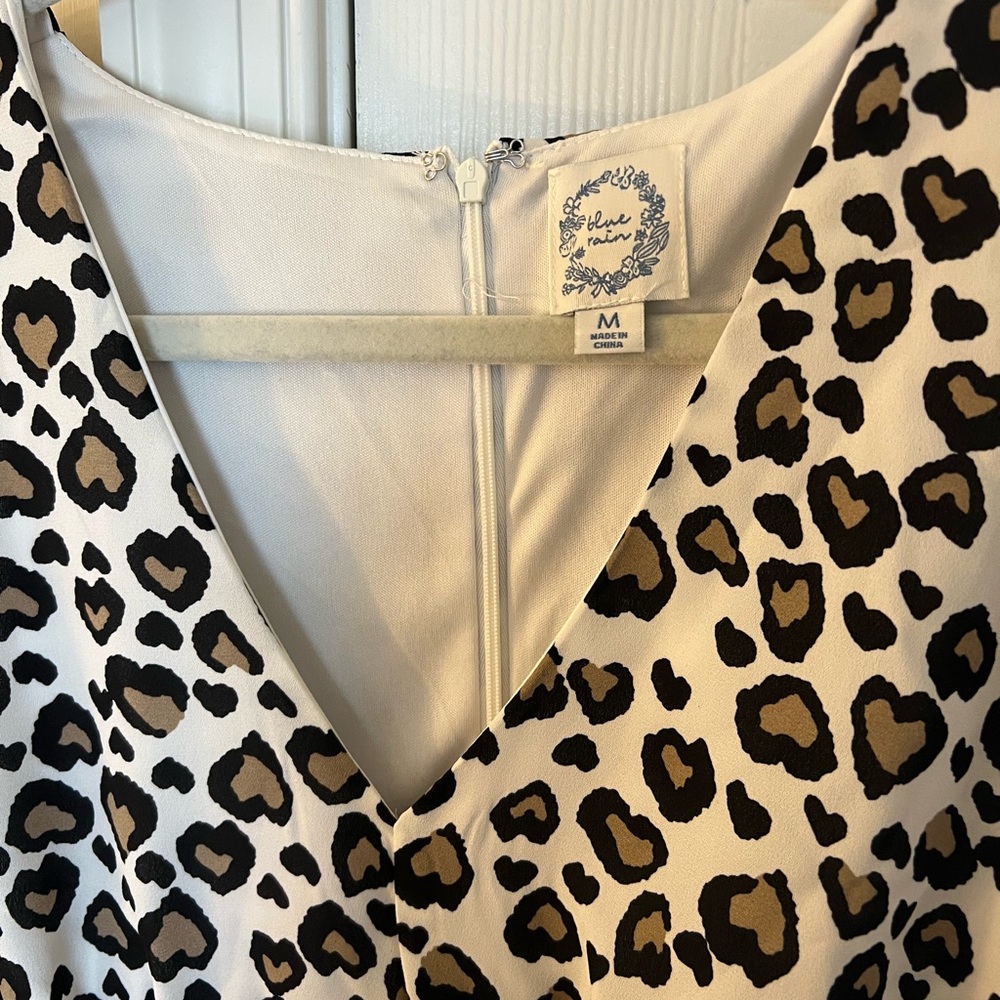 NWOT Francesca’s Leopard Heart Dress - Picture 4 of 6